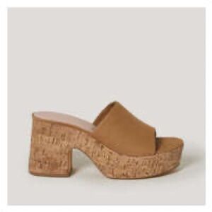 Joe Fresh CORK WEDGE SANDALS size 10